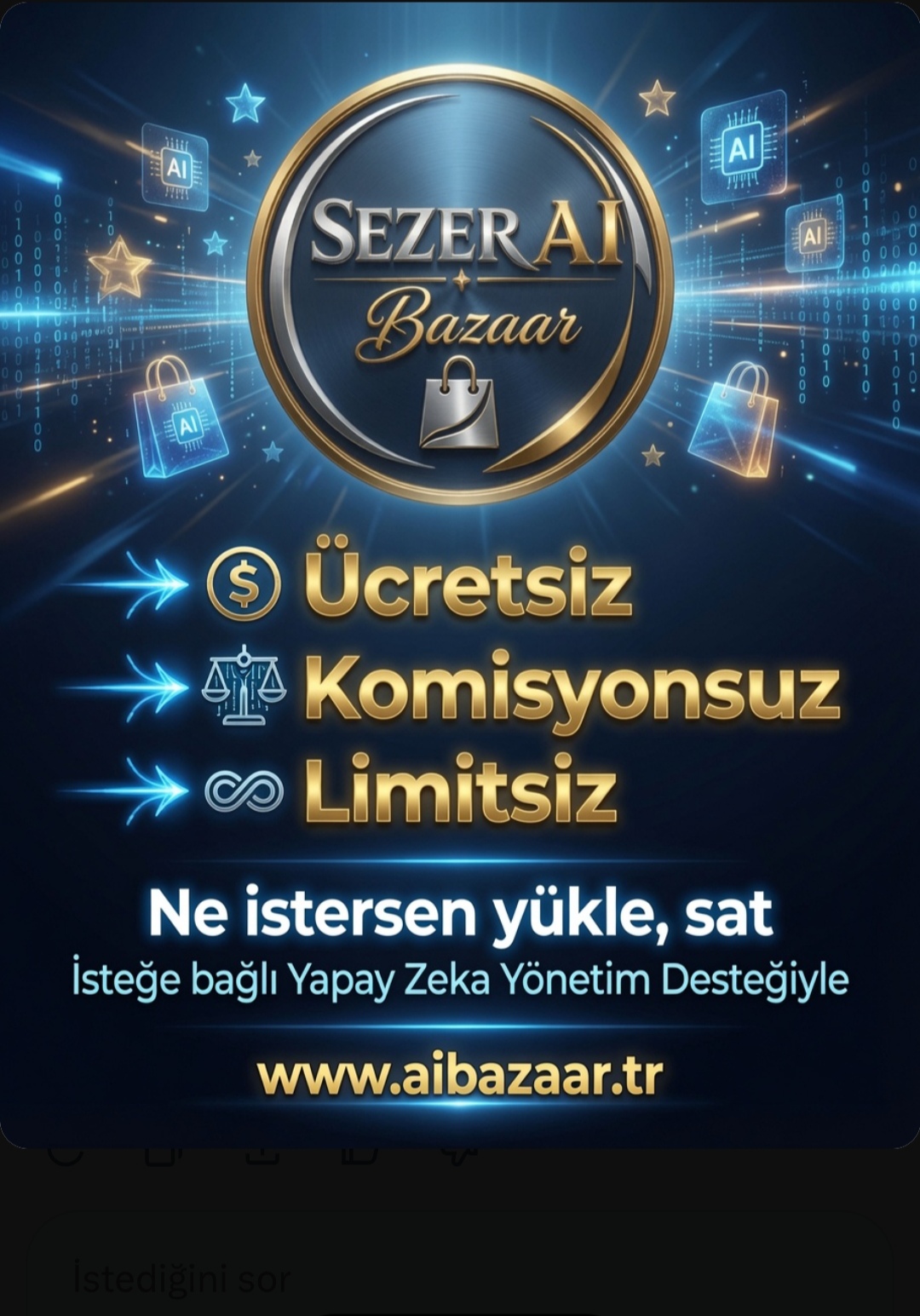 AIBazaar - SEZER AI Technology projesi